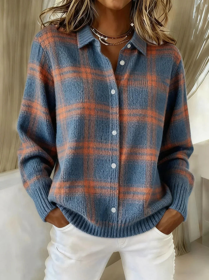 Camille · Gilet à Carreaux