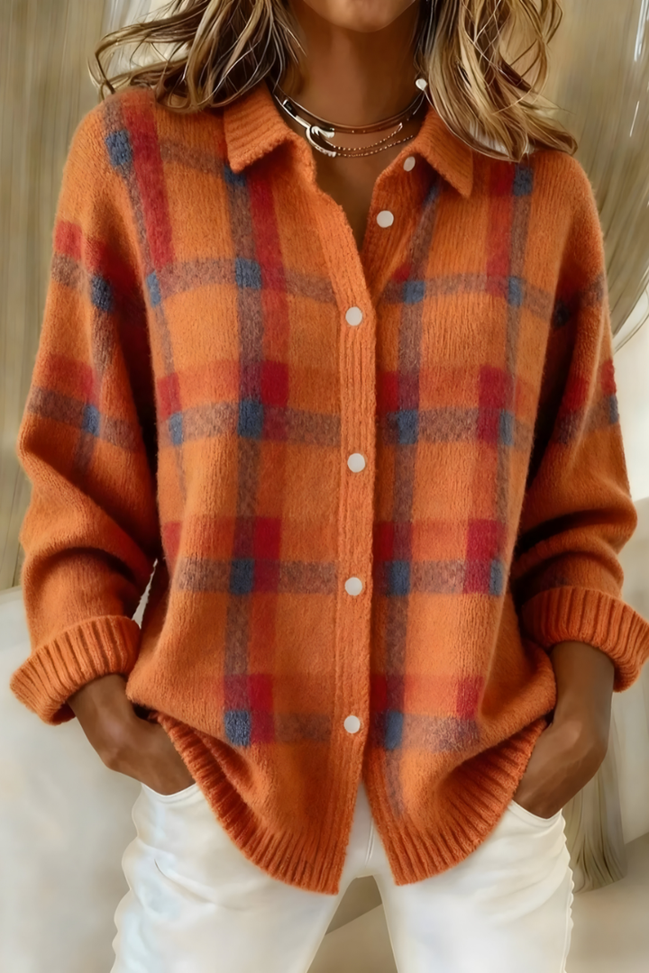 Camille · Gilet à Carreaux