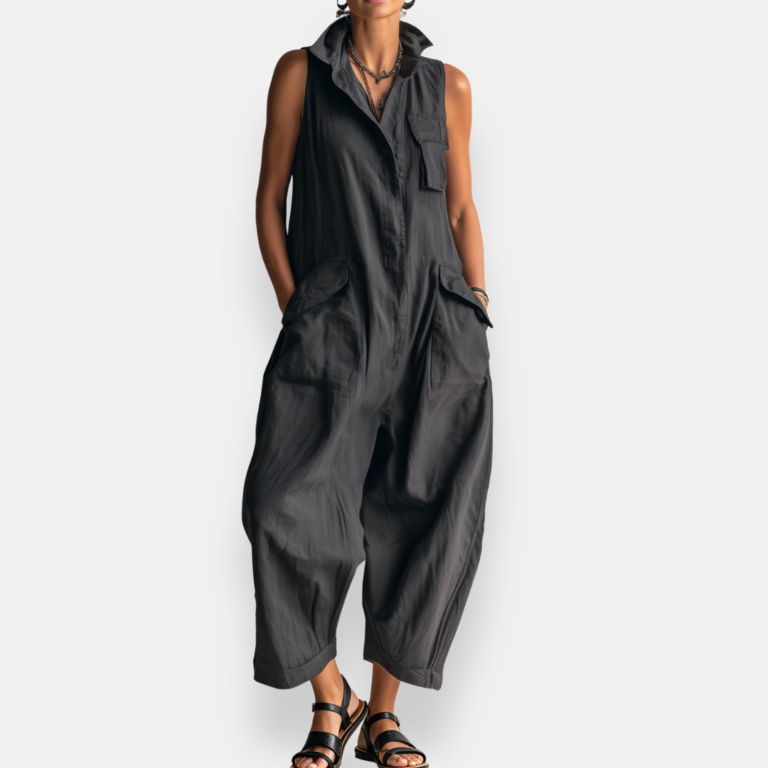 Combinaison Constance · oversize, sans manches, col montant