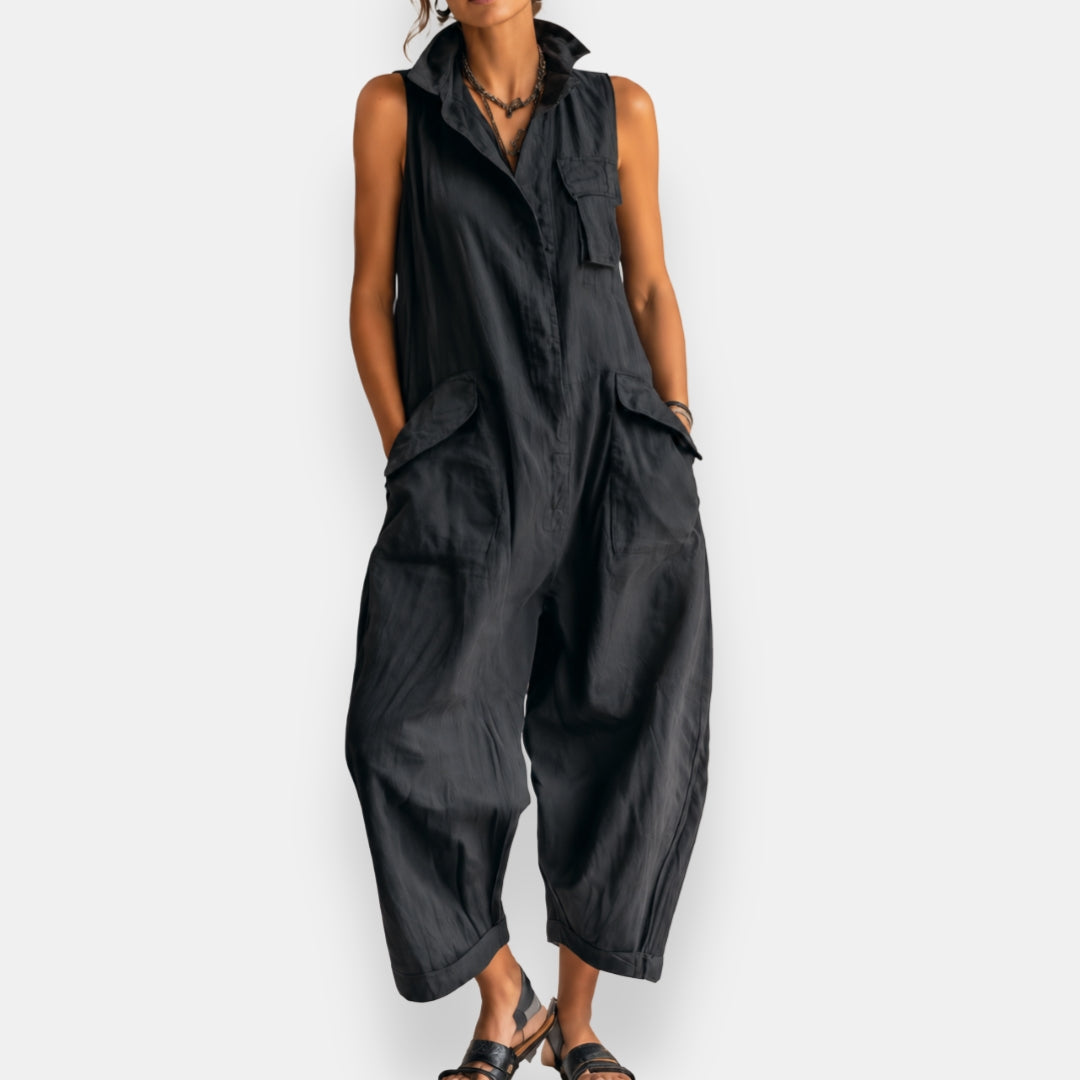 Combinaison Constance · oversize, sans manches, col montant