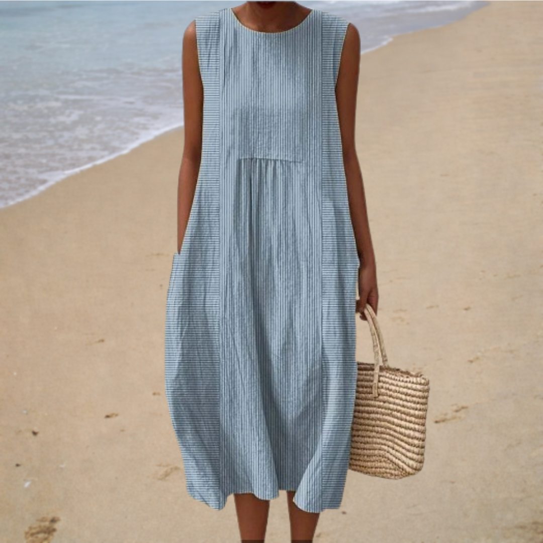 Robe d'Été Léonie · sans manches, imprimé d'été