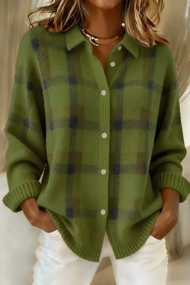 Camille · Gilet à Carreaux