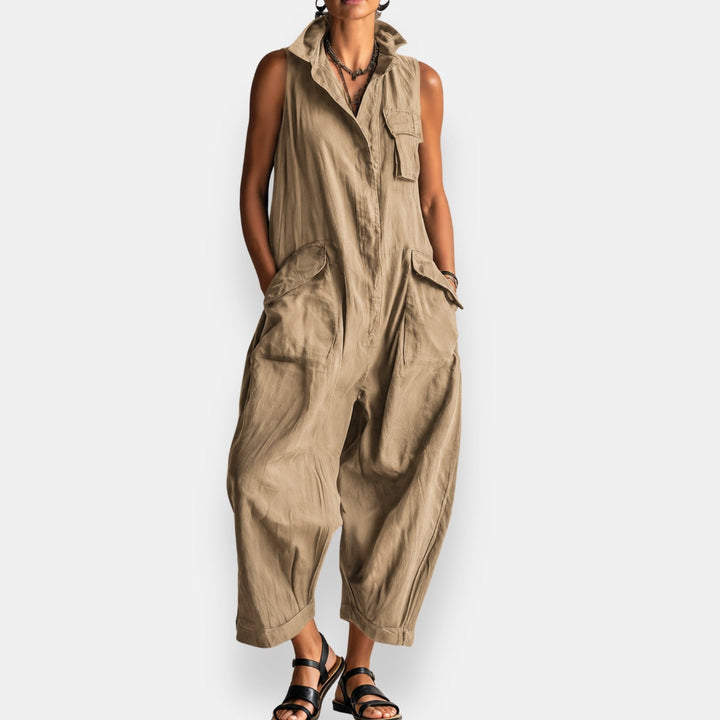 Combinaison Constance · oversize, sans manches, col montant
