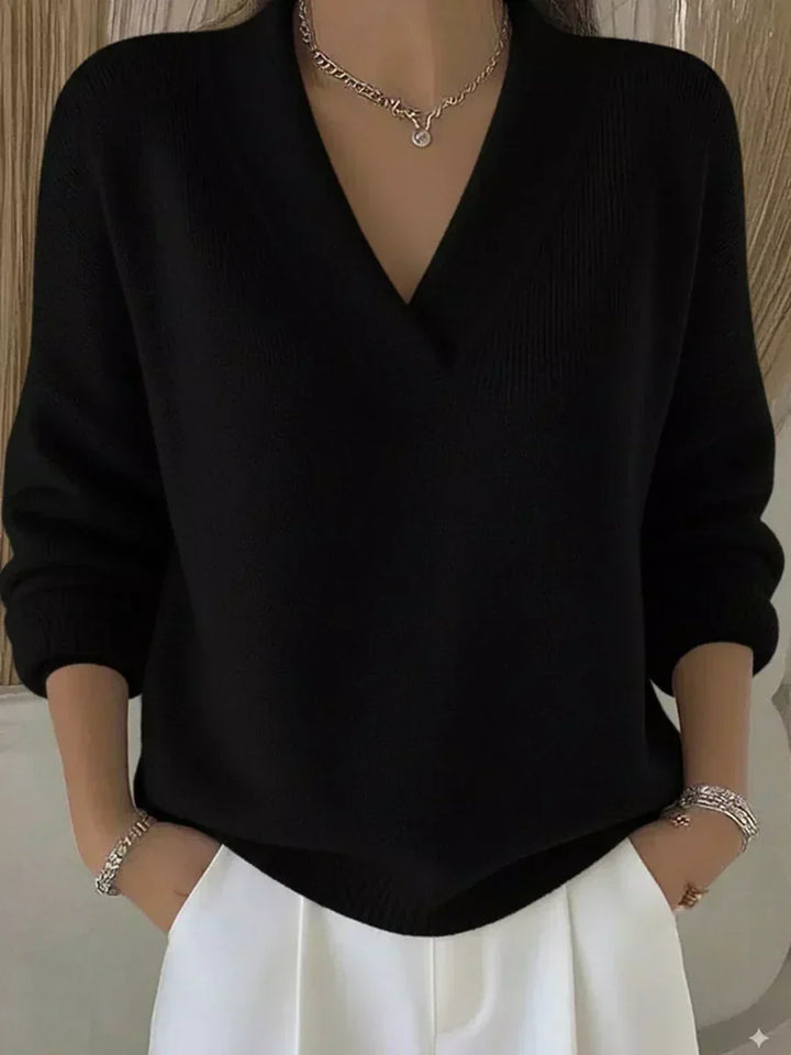 Vivelle · Pull Décontracté à Col en V