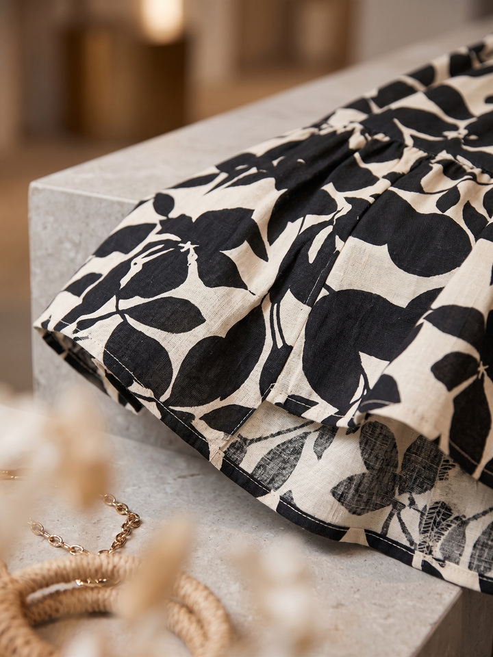 Robe Tasha · fluide, imprimé fleuri