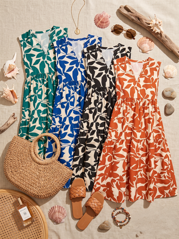 Robe Tasha · fluide, imprimé fleuri