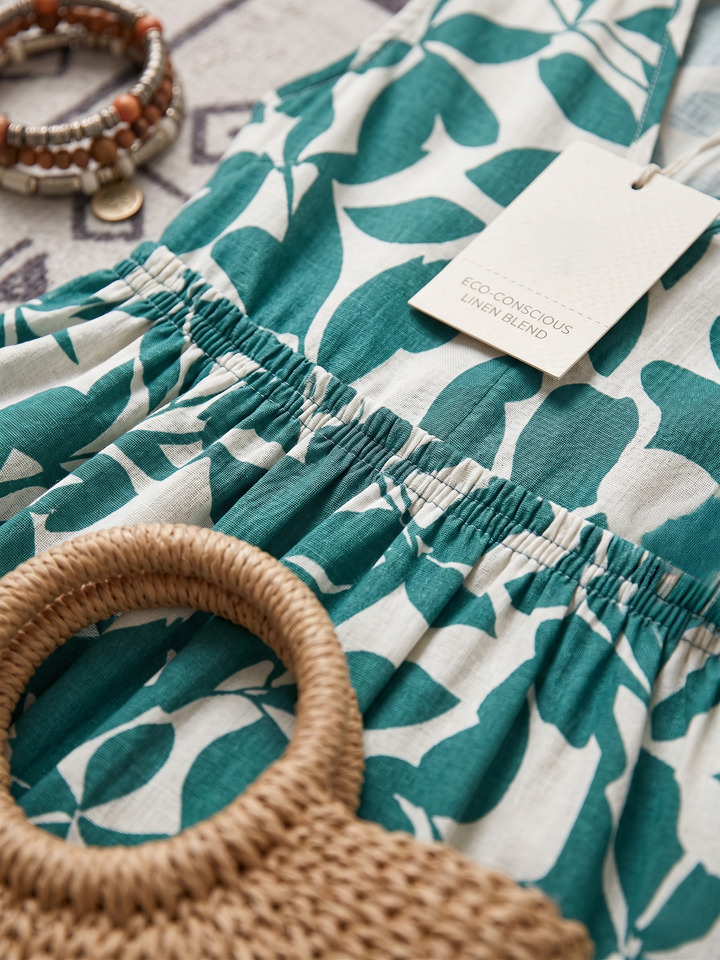 Robe Tasha · fluide, imprimé fleuri