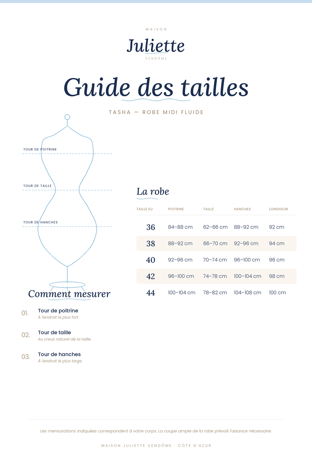 Robe Tasha · fluide, imprimé fleuri