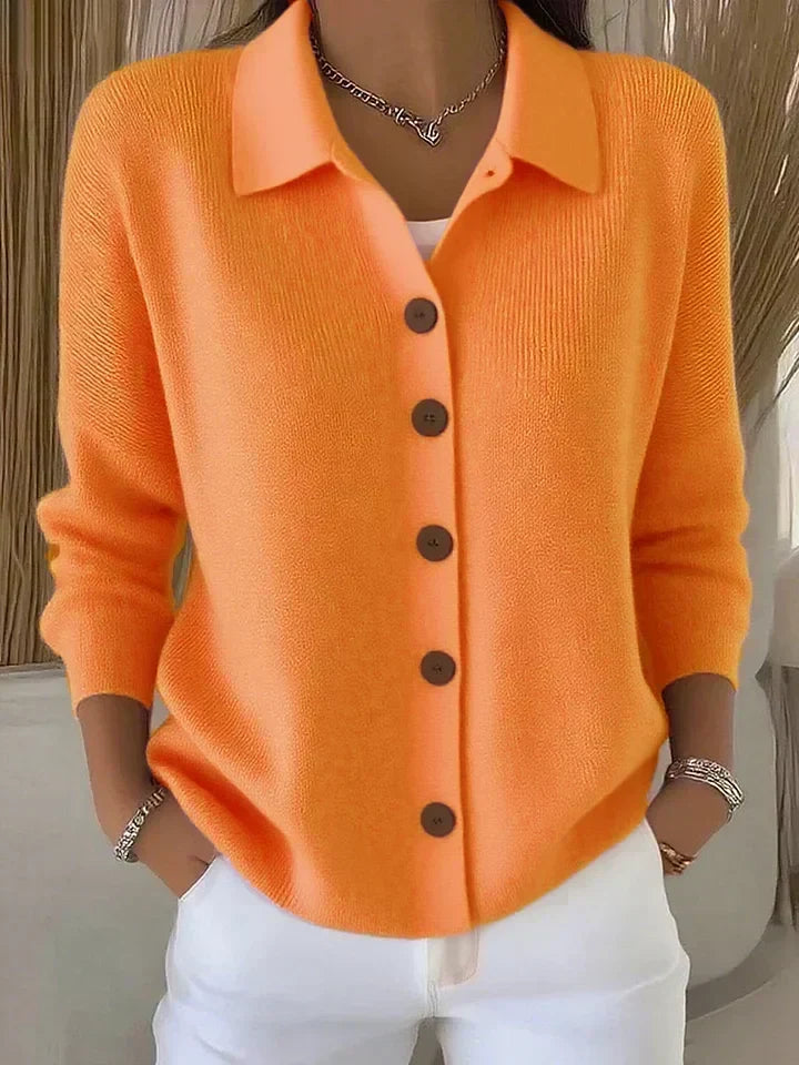 Joséphine™ · Cardigan à Col Rabattu