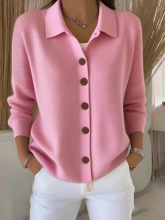 Joséphine™ · Cardigan à Col Rabattu