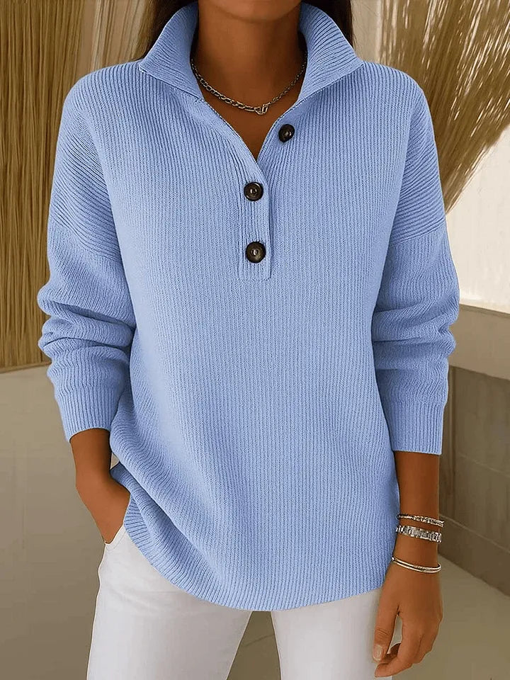 Pull Florence · col polo, col en V