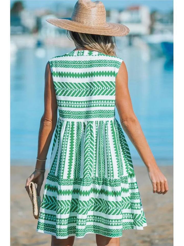 Katrina · Robe d'Été Géométrique