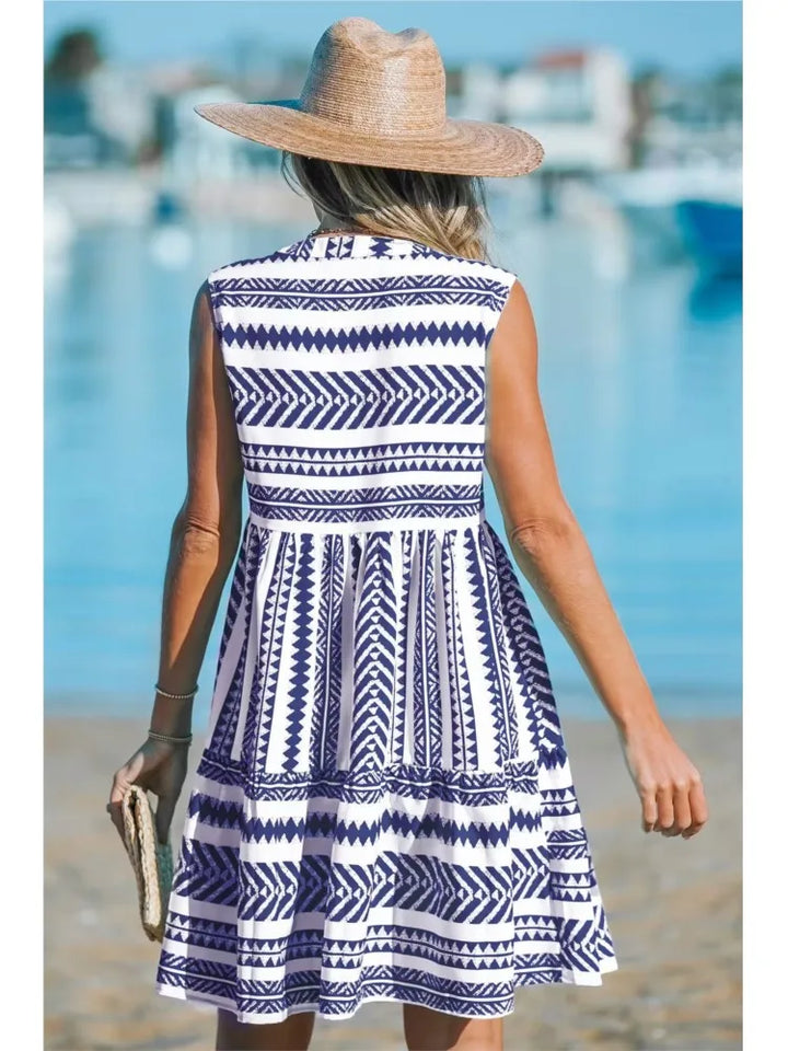Katrina · Robe d'Été Géométrique
