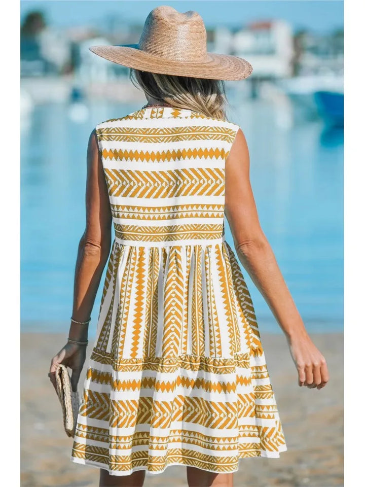 Katrina · Robe d'Été Géométrique
