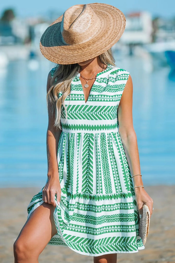 Katrina · Robe d'Été Géométrique