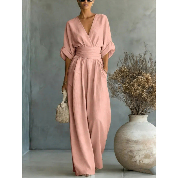 Combinaison Margot · taille haute, jambes larges