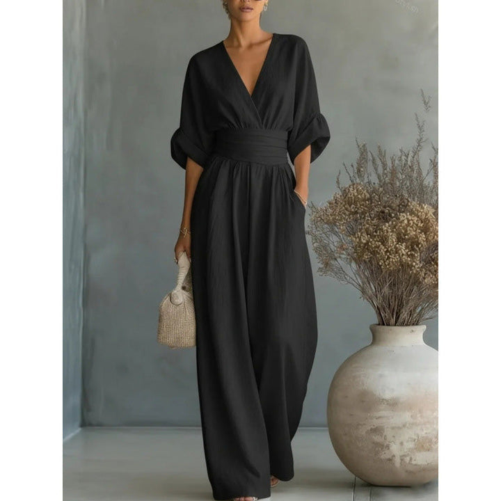 Combinaison Margot · taille haute, jambes larges